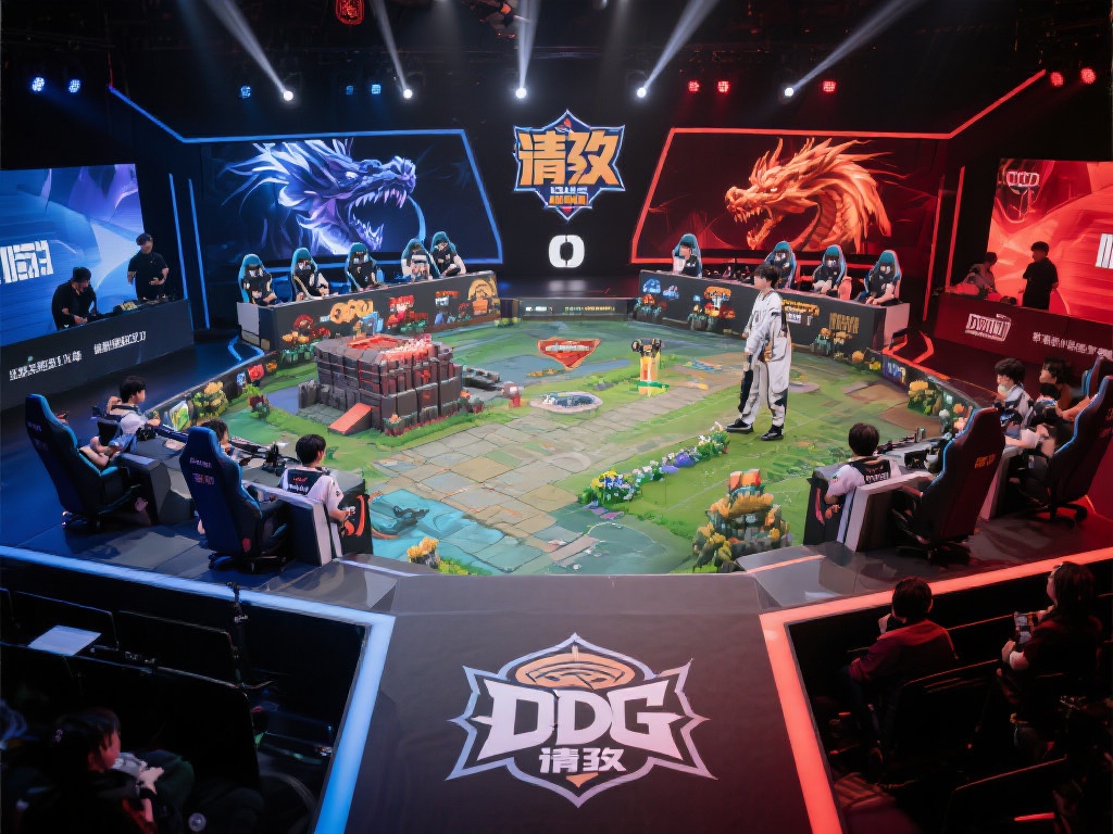 在电竞赛场上，每一场对决都充满了悬念与激